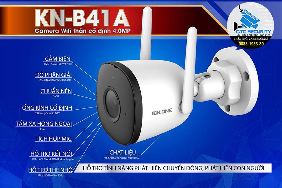 Review Camera Wifi KBONE KN-B41: Độ phân giải cao, hình ảnh sắc nét
