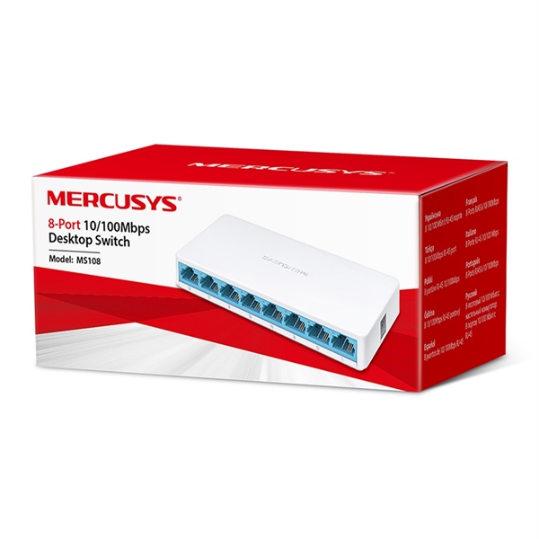 Switch 8 port 10/100Mbps Mercusys MS108