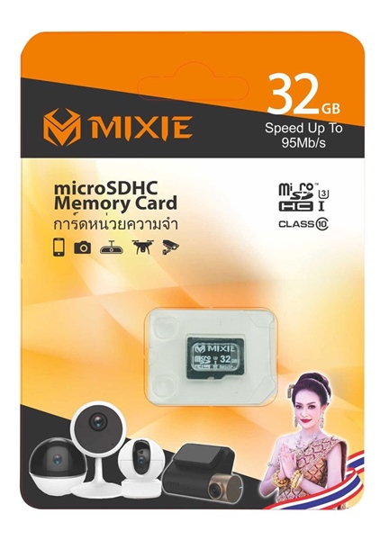 Thẻ Nhớ Mixie 32gb U3 Micro TF Tốc Độ Ghi 70m/s