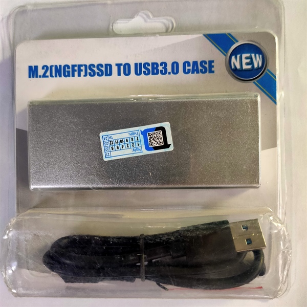 Box đựng ổ cứng SSD M.2 Sata NGFF chuẩn USB 3.0 vỏ nhôm