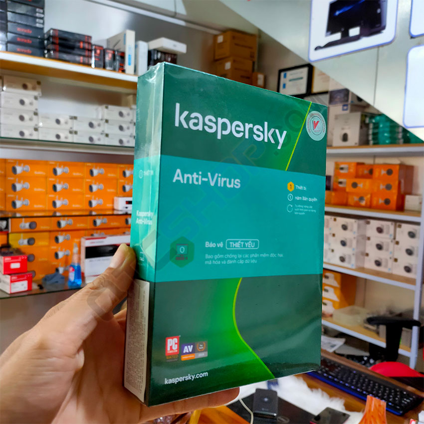 Phần mềm diệt virus Kaspersky Anti-Virus - 1PC/1Năm