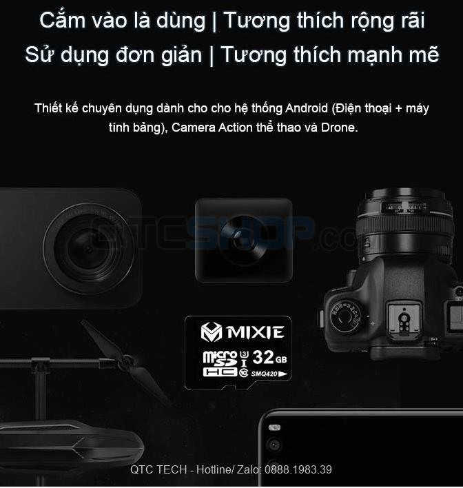 the nho Mixie 32GB U3 Micro TF qtctech 2