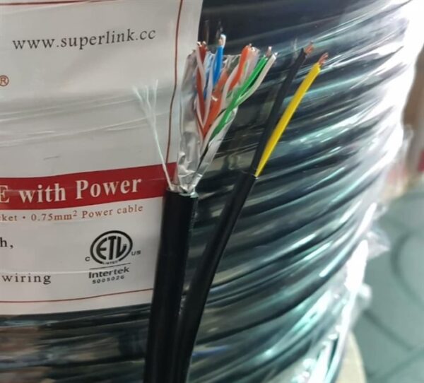 Cable SuperLink USA kèm nguồn Cat5 FTP + 2C 305m (Outdoor) - mét