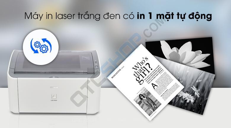 Máy in Laser Canon LBP2900 - In laser trắng đen
