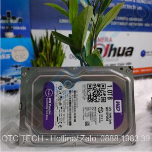 Ổ cứng PC 3.5inch HDD Western Purple 1TB SATA3 – cũ