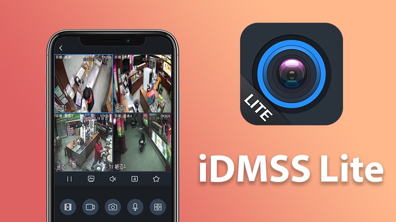 Ứng dụng iDMSS Lite (gDMSS Lite đối với Android) của hãng camera Dahua