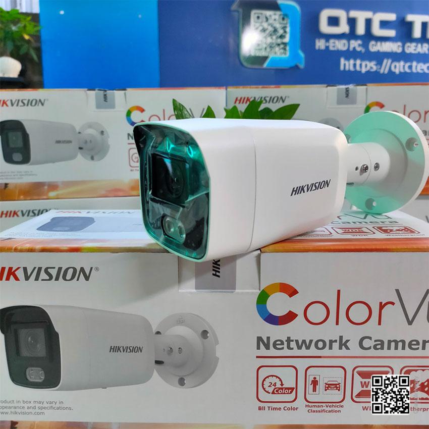 Camera IP Colorvu 4MP HIKVISION DS-2CD2047G2-LU tích hợp MIC