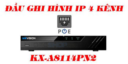 Đầu ghi hình IP 4 kênh PoE KBVISION KX-A8114PN2