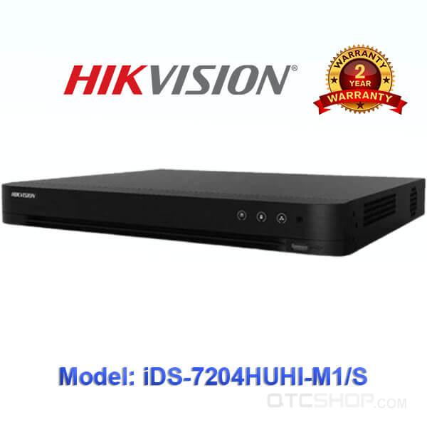 Đầu ghi hình 4 kênh HIKVISION iDS-7204HUHI-M1/S