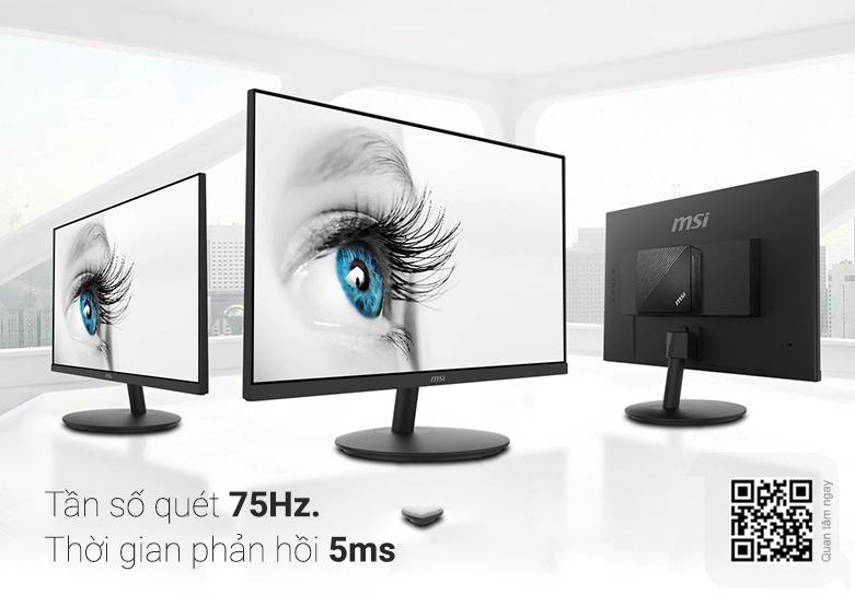  Màn hình LCD MSI 24" MP242 (1920 x 1080, IPS, 75hz, 8ms) | Tần số quét 75Hz