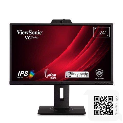 Màn Hình Viewsonic VG2440V (24 inch, 1920 x 1080, 60Hz, IPS, 5ms, Loa/Webcam/Micro)