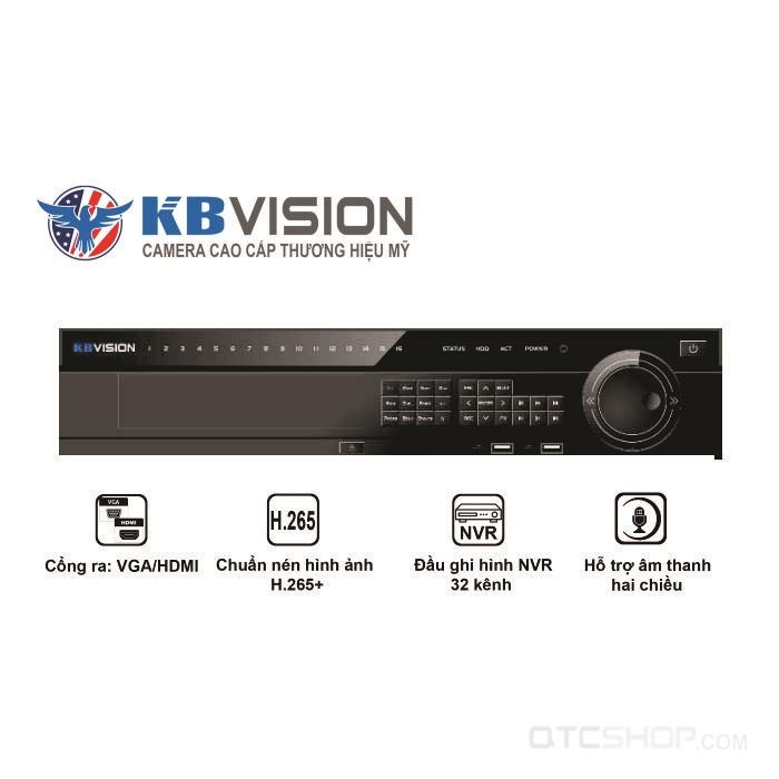Đầu ghi 128 kênh IP KBVISION KX-E4K88128N2