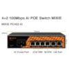 Switch POE MIXIE PC402 4+2 (100Mbs), Tối đa 250M, Watchdog, Chống sét 