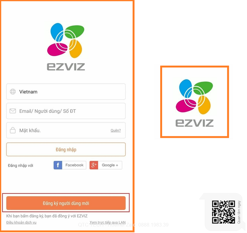 Ứng dụng xem camera EZVIZ trên điện thoại Trên CH Play