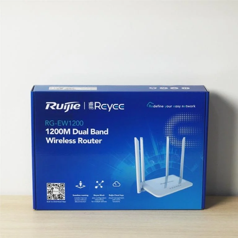 Bộ phát WiFi Ruijie RG-EW1200 Dual-band AC1200 MU-MIMO hỗ trợ Mesh