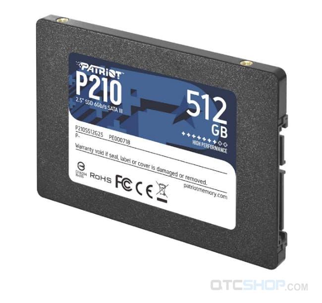 Ổ cứng SSD PATRIOT 512GB P210 SATA3 2.5 inch - P210S512G25