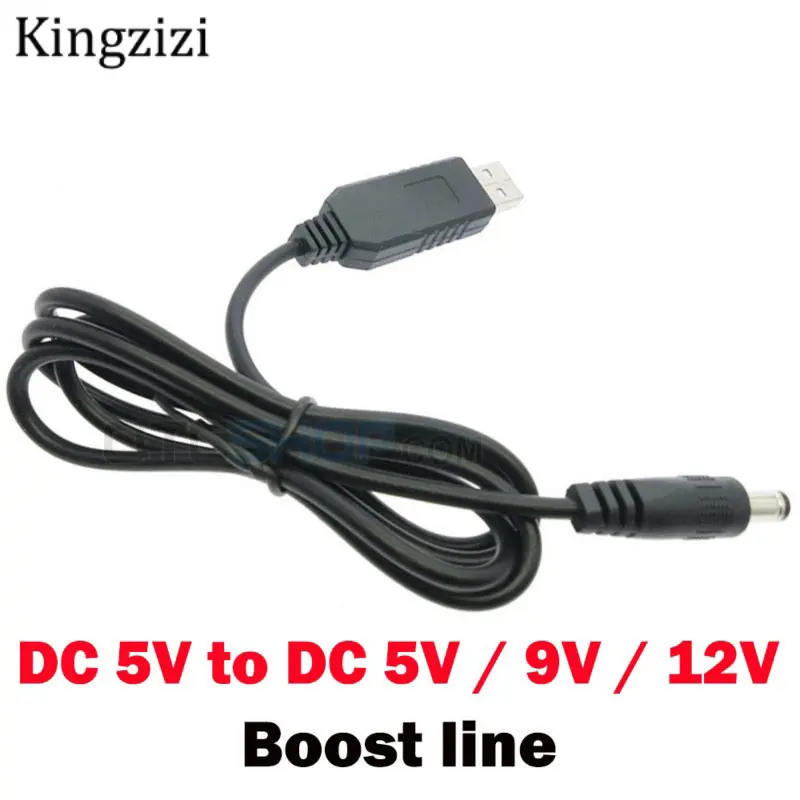 Dây cáp chuyển đổi nguồn tăng áp USB UP DC 5V sang DC 5V 9V 12V 2.1x5.5mm