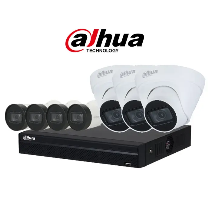 Trọn bộ 7 camera IP Dahua 2MP giá rẻ