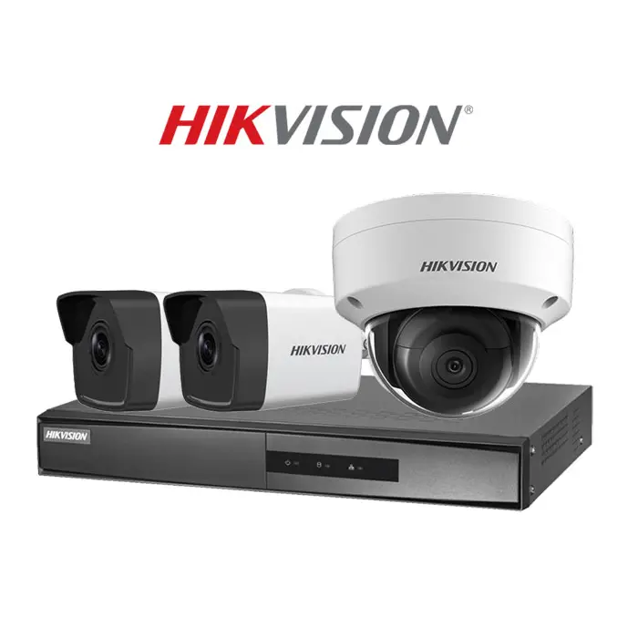 Trọn bộ 3 camera IP Hikvision 2MP giá rẻ