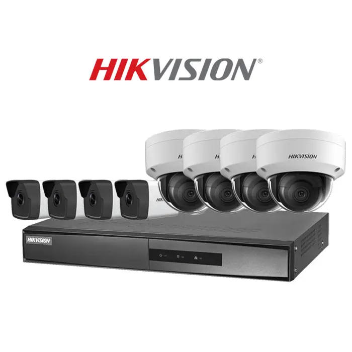 Trọn bộ 8 camera IP Hikvision 2MP giá rẻ