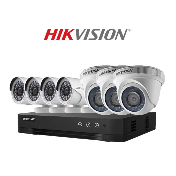 Trọn bộ 7 camera Analog HD HIKVISION 2MP giá rẻ